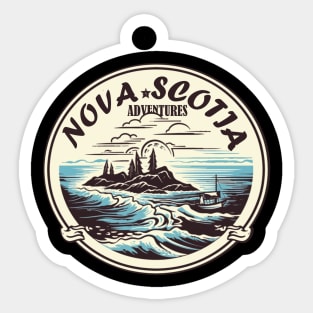 Nova Scotia Adventures Sticker